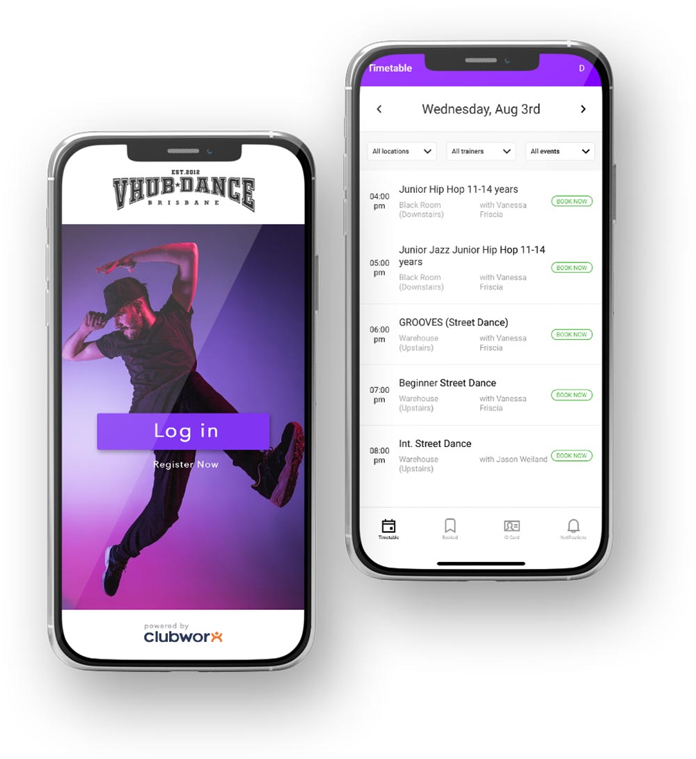 V-Hub Dance Mobile App